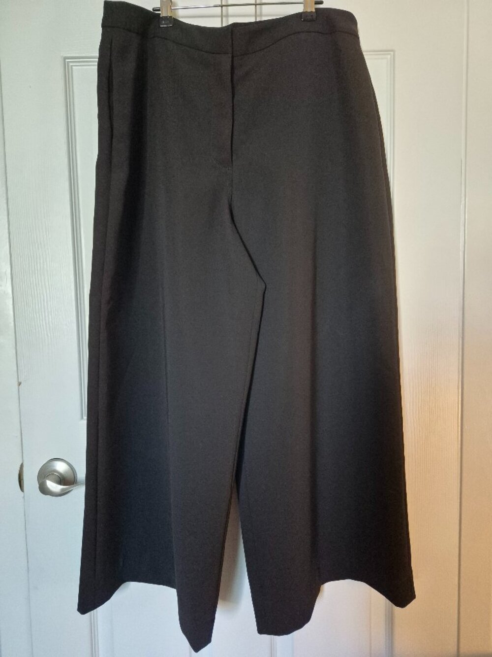 Rag & Bone Women's Black Wide Leg Cropped Pants Size 12